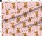 Various Fabrics by the Yard or Fat Quarter Pink Highland Cows Leaves Floral Calf Cow Scottish Custom Printed Fabric by Spoonflower